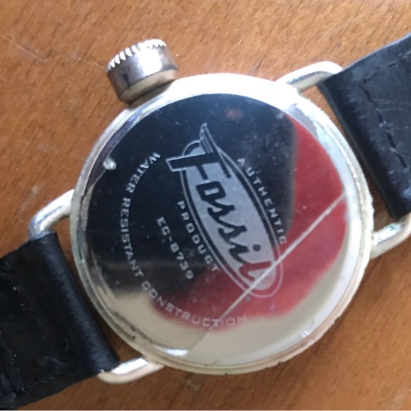1995 FOSSIL NAUTICAL WATCH EC-8739 - Picture 8 of 8
